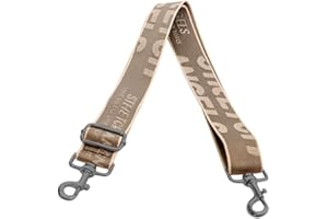 Santimon Asa Recambio Correa Bandolera Lona Mujer Hombro Cincha Cadena con Gancho para Bolso Cartera Monedero (Caqui)