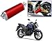 Auto Pearl Premium Quality High Performance Bike Exhaust Muffler Silencer Triangle Red For - Yamaha FZ RS.2899.00
