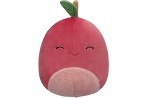 Squishmallows SQCR02392 - Cherry die Kirsche 19 cm, offizielles Kelly Toys Plüsch, superweiches Kuscheltier