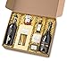Produktbild Italienischer Präsent Geschenk-Korb / Gourmet Spezialitäten Delikatessen Set mit Prosecco, Rotwein, Pappardelle, Oliven-Öl, Basilikum, Sauce und Meer-Salz