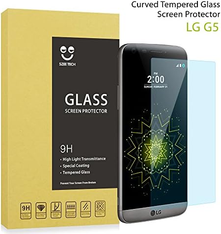 Premium Tempered Glass Screen Protector for LG G5 High Defintion Screen Film,Anti Scratches/Bubble-Free/Fingerprint Free 9H for LG G5[Transparent]