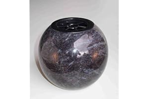 designgrab Vase sphérique rond en granit Orion