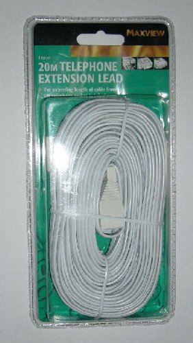 Preisvergleich Produktbild Maxview TP120 20 m Telefon Verlängerungskabel