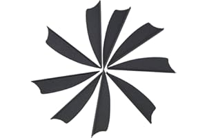 SHARROW 100pcs Plastic Arrow Vane 1.75" 2" 2.5" 3" Fletching Arrow Feathers TPU Fletches for DIY Arrow Archery