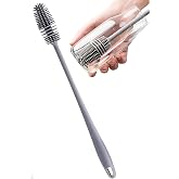 SAFESTORE Silicone Baby Bottle Cleaning Brush, Baby Bottle Milk Bottle Cleaning Brush