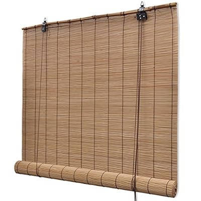 vidaXL Store enrouleur bambou brun 120 x 160 cm