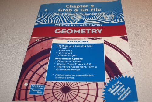 Geometry, Chapter 9 Grab & Go File: Right Triangle Trigonometry (Prentice Hall Mathematics)