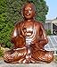 Produktbild Super schöner 30 cm BUDDHA Mönch Meditation HOLZ BUDDA Feng Shui BMGLHV30