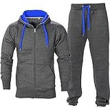 Herren Fitnessstudio Contrast Jogging Trainingsanzug...