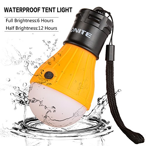 Onite tragbar USB LED Light camping Lampe zeltlampe Beleuchtung Licht Taschenlampe (Warmweiß ) - 3
