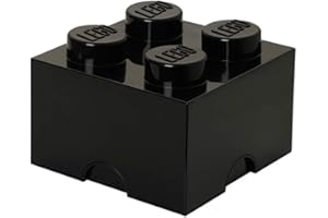 Room Copenhagen Ladrillo de Almacenamiento de 4 espigas de Lego, Caja de almacenaje apilable, 5,7 l