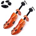 Pair of Wooden Shoe Stretcher, Adjustable Shoe Trees for Men and Women Wood Shoe Shaper Expander Stretch Length & Width