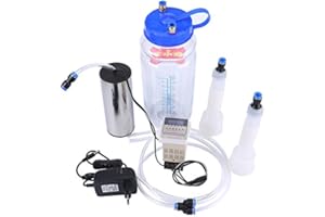 GOTOTOP Pompe à vide électrique Machine à traire avec testeur d'impulsions, machine à traire pour chèvres, machine à traire chèvre