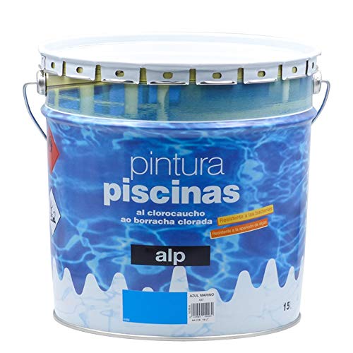 Pintura Piscinas al Clorocaucho 15 L - Azul Mar