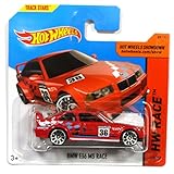 Die Cast Modell Hot Wheels BMW E36 M3 Race rot 1:64