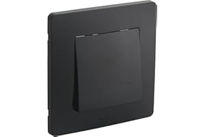 DEBFLEX Caly Interruptor/Conmutador Negro