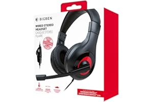 NACON Big Ben Headset Black Auriculares Gaming para Nintendo Switch - Negro