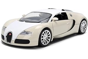 Jada Toys Fast and Furious modellbil Bugatti Veyron 2011 (19 cm) | Filmbil tillverkad av F&F 7, leksaksfordon av metall med delar för öppning för fans och samlare från 8 år