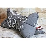 Leseknochen, Zierkissen, Nackenkissen, Tablethalter, Keilkissen