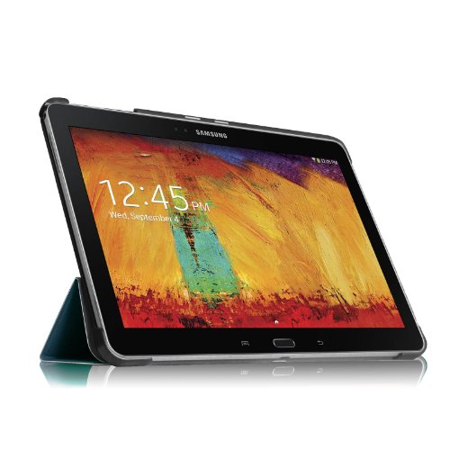 Fintie Samsung Galaxy Note 10.1 2014 Edition / Samsung Galaxy Tab Pro 10.1 T520 T525 Hülle Case – Ultra Slim Lightweight superleicht Stand Smart Shell Schutzhülle Cover Tasche Etui mit Auto Schlaf/Wach Funktion, Marineblau - 5