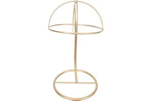 Cabilock Soporte De Exhibición De Sombreros De Metal 12 Pulgadas Estante Organizador Curvado Para Gorras Y Pendientes Ideal Para Hogar Y Tiendas