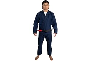 Progress Jiu Jitsu Academy Gi Lightweight BJJ Gi with Free White Belt BJJ Kimono for Men and Women Tear-Resistant Jiu Jitsu Gi for Training & Competition Women's & Men's Kimono