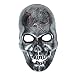 Produktbild Widmann 9821K Totenkopf Maske Metalloptik, One Size