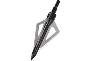 NIKA ARCHERY 12 puntas de flecha, 100 granos, puntas de caza para flechas de carbono, ballestas, flechas de aluminio y fibra de vidrio, tiro con arco al aire libre, caza