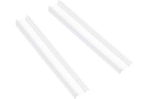 TOP-VIGOR 1000Pcs Tagging Barbs, 10mm Tagging Gun Fasteners, 0.39Inch Tag Pins, Plastic Standard Label Gun Price Tagging Barbs for Garment Price Tag Label, White