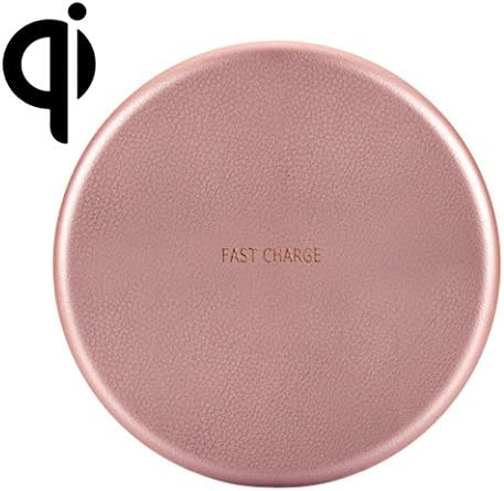 Wireless Fast Qi Charger for S8/S8 Plus, [Newest Version] 1.5X Fast Wireless Charger Quick Charge Charging Stand Pad for Samsung S8, S8 Plus, S7, S7 Edge, S6 Edge Plus, Galaxy Note 5 and all Qi-enabled devices - Rose Gold