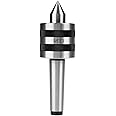 Lathe Revolving Centre,Mt3 Live Revolving Center High Precision Medium Turning Tools Parts for Lathe Tailstock Machine High Speed Turning Live Center Revolving Centre Morse Taper Lath