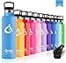 Produktbild Grsta Sport Trinkflasche Edelstahl - 500ml/17oz-Hellblau- Vakuum Isolierte Wasserflasche, BPA Frei Auslaufsicher Sportflasche, Thermosflasche für Kinder, Kleinkinder, Camping, Schule