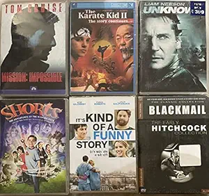 12 English Movie DVD Set (Vol 51) + 5 Free Hindi Movie Video CD