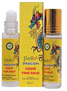 Bello Dragon Liquid Pain Balm 8 ml pack of 3