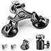 Price comparison product image Neewer 3 Vacuum Bases Car Suction Cup Mount for GoPro hero4 Session Hero 4 3+ 3 2 1, SJ4000 SJ5000 SJ6000 SJ7000, Mirrorless Camera Sony a6000, a7, Olympus OM-D E-M10, Fujifilm X-T1