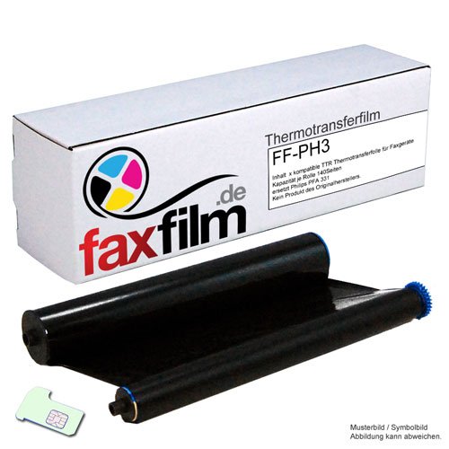 Kompatibler Ink-Film ersetzt Philips PFA331 / PFA-331 / PFA 331 für FAX Philips Magic 3 und Magic 3-2 Serie , Kapazität 140 Seiten