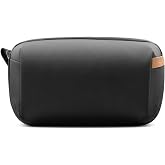 PGYTECH Tech Organizer, Electronics and Cable Accessories Bag, Black | Design Compatto, Tessuto Idrorepellente, Tasca AirTag