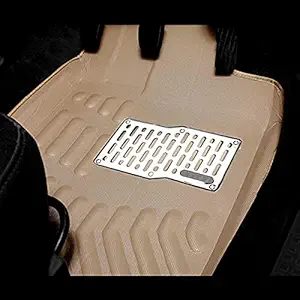 Autyle EVA-Plastic 4D Foot Mat/Floor mat for Honda Amaze Old (Model : 2013-2017) Set of-5/Beige
