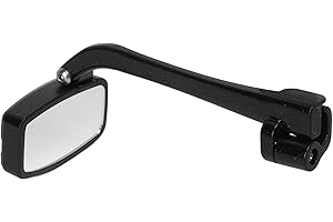 PENRUX Specchio per occhiali da ciclismo, specchio per casco da bici ad angolo regolabile Mini Specchio per occhiali da bici leggero Pratico specchietto retrovisore da bici per ciclismo