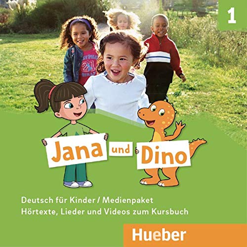 Jana und Dino Deutsch für Kinder Medienpaket Per la Scuola elementare Con CDROM (Vol 1): Medienpaket 12 AudioC