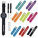 Produktbild Chofit Unisex Replacement Soft Breathable Silicone Strap w/Installation Tool for Garmin Forerunner 220 230 235 630 620 735XT Watch (All colours 8pcs)