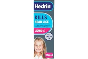 Hedrin Treat & Go Leave-In Lotion, Fast, No Fuss Lice & Nit Treatment, Kills Head Lice & Eggs, Clinically Tested, Suitable for Adults & Children, 1 x 250ml (10 x 25ml Treatments)