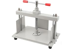 CDZHLTG Bookbinding Press Machine A4 Heavy Duty Bookbinder Double Balance Rod 12x8.6 Inch Manual Paper Press Machine Paper Flattening Machine Book Flattening Nipping Machine for Invoices