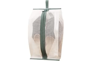 Veki Clear Waterproof Shoe Storage Bag for Travel and Daily Use Large Foldable Transparent Shoes Storage Packing Organizers Pouch with Zipper and Rope for Men Women (1Pack, Green)