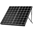 Renogy 200W Foldable Solar Panel, 12 Volt Eclipse Monocrystalline Off Grid Portable Solar Panel Suitcase Built-in Kickstand for Campervan, RV, Van and Off-grid System