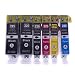 None Compatible Ink Cartridge Replacement for Canon PG-225 CL-226 2 Large Black 1 Small Black 1 Cyan 1 Magenta 1 Yellow 6-Pack RS.1749.00