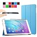 Produktbild HuaWei MediaPad T2 10.0 Pro Hülle, Infiland Ultra Dünn Tri-Fold Muschel hochwertiges PU Leder Ultra Schlank Superleicht Ständer Shell Cover Schutzhülle Etui Tasche für Huawei MediaPad T2 10.0 Pro 25,7 cm (10,1 Zoll) IPS Tablet PC(Hellblau)