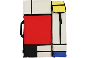 SJTJSPX Borsa da Disegno A2 A3 per Bambini e Adulti - Zaino Impermeabile per Tavolo da Disegno, Cartelle, Pittura - Borsa a Tracolla per Artisti con Portfolio e Piatti