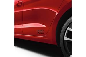 Audi 8W0064317FY9B Film décoratif avec Inscription en Allemand Noir Brillant