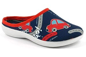 inblu Pantofole Ciabatte Invernali da Bimbi MOD. B9-33 Blu